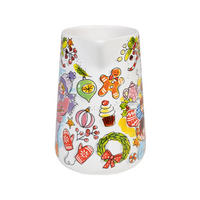SAFTKANNE Weihnachten in Bunt - 1000 ml - Multicolor, Keramik (1L) - Blond Amsterdam
