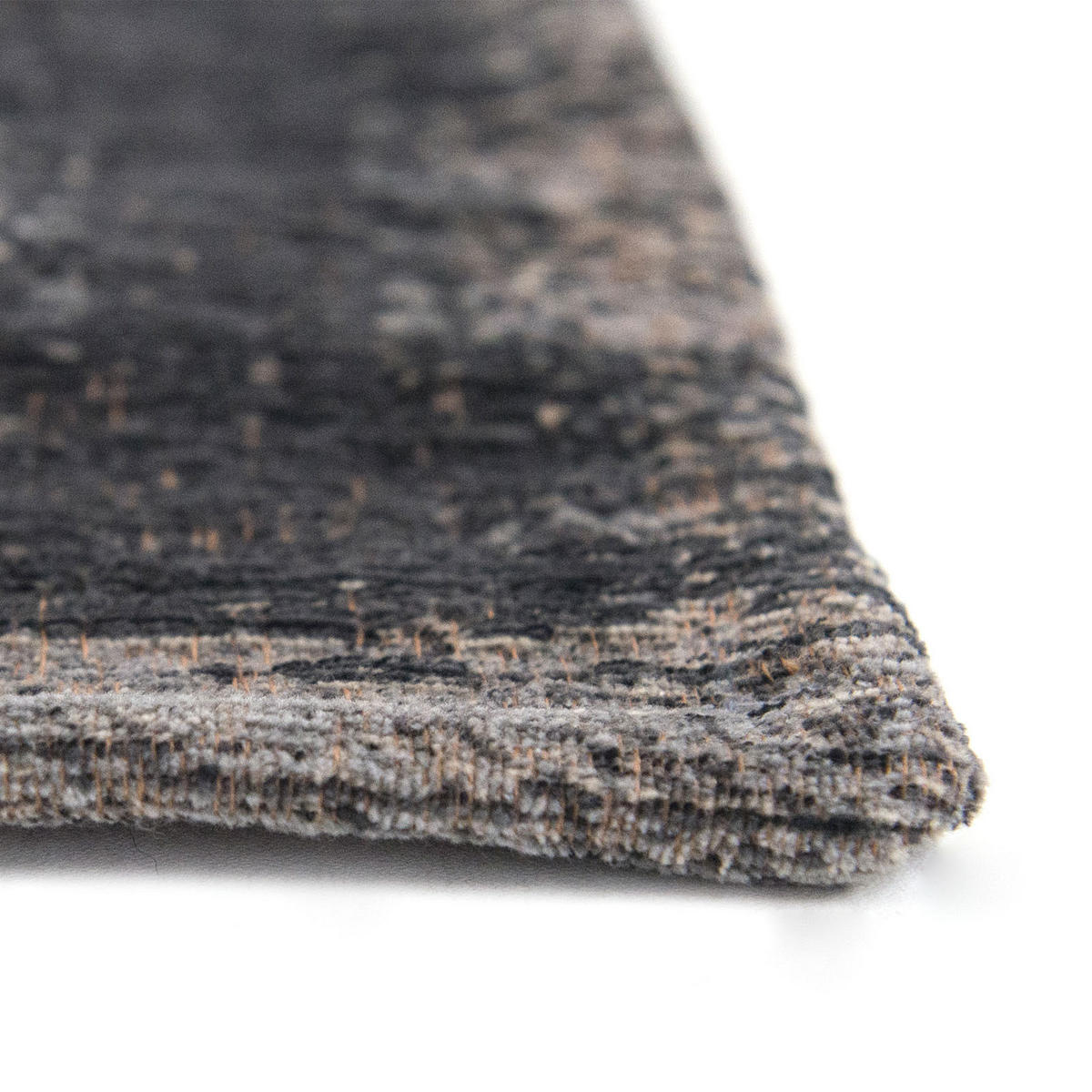 TEPPICH Flachgewebe BLACK STONE Schwarz 240 x 340 cm - Schwarz, Textil (240/340cm) - Novatrend