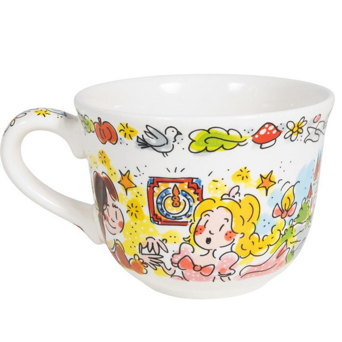 SUPPENSCHALE Aschenputtel in Bunt - 14cm - Multicolor, Keramik (12.7/16.2/9.7cm) - Blond Amsterdam