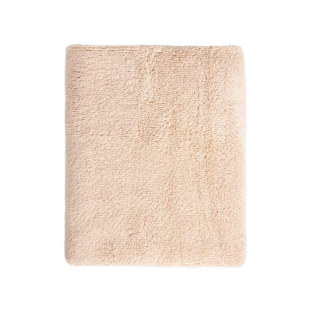 BADETUCH Desma beige 50/90 cm - Beige, Textil (50/90cm) - Homla