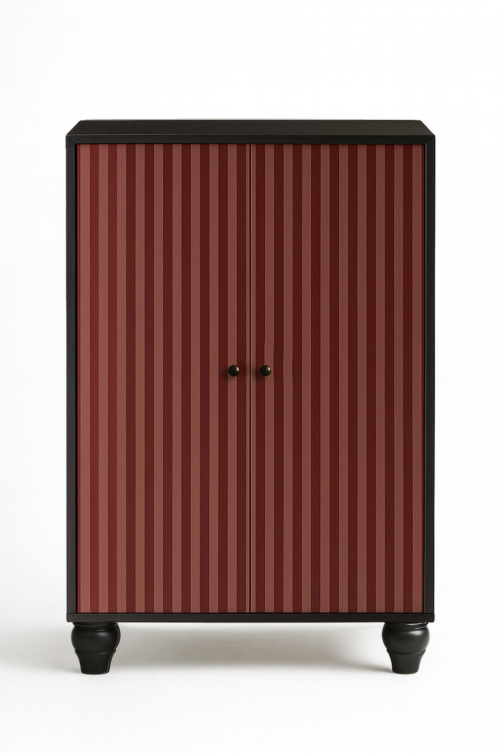 SCHRANK SIDEBOARD mit 2 Türen MARCUS - Rot, Holzwerkstoff (75/127/45cm) - RNT By Really Nice Things