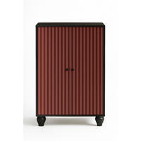 SCHRANK SIDEBOARD mit 2 Türen MARCUS - Rot, Holzwerkstoff (75/127/45cm) - RNT By Really Nice Things