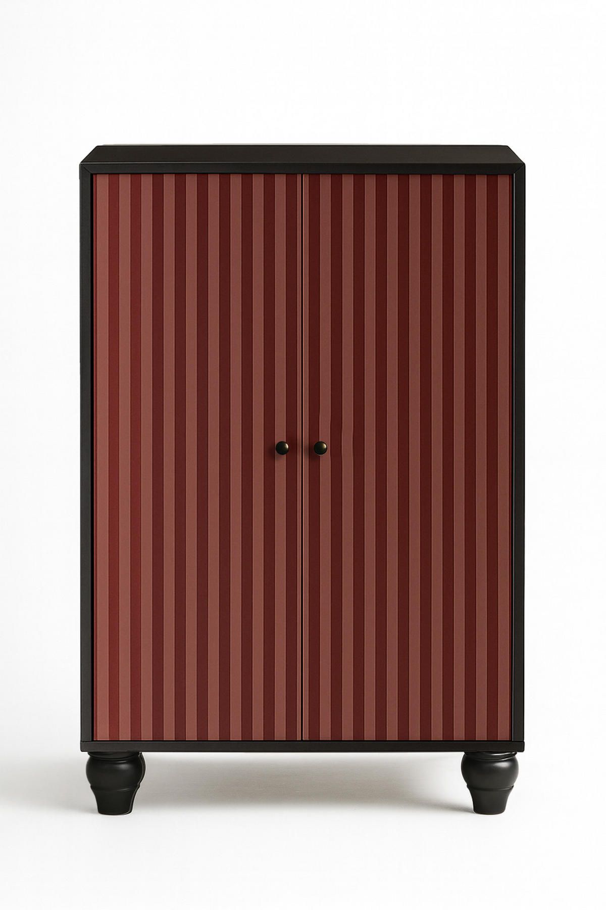 SCHRANK SIDEBOARD mit 2 Türen MARCUS - Rot, Holzwerkstoff (75/127/45cm) - RNT By Really Nice Things