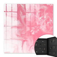 SCHLÜSSELBOX Schwarz 30x30 cm- Türöffnung nach rechts - Pink Zephyr - Pink, Metall (30/30/5cm) - TULUP