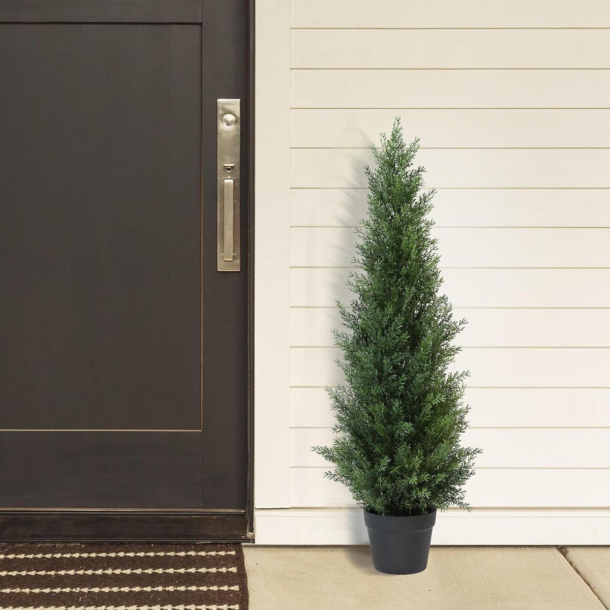 KÜNSTLICHER Zedernbaum 95 cm 2er-Set - Grün, Kunststoff (58cm)