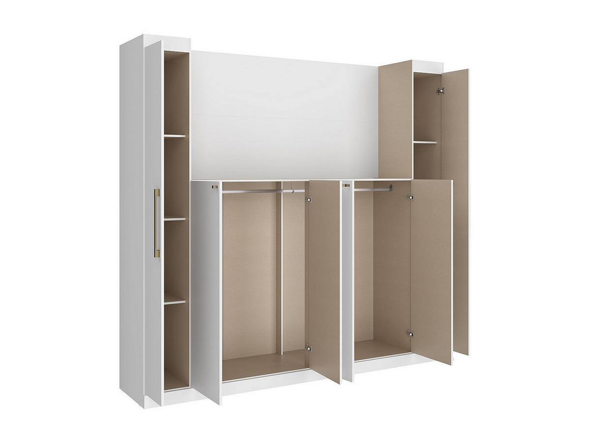 BETTBRÜCKE - 2 Personen - Holz, Platte - Weiß - - Weiß, Holz (160/190cm) - Vente-Unique