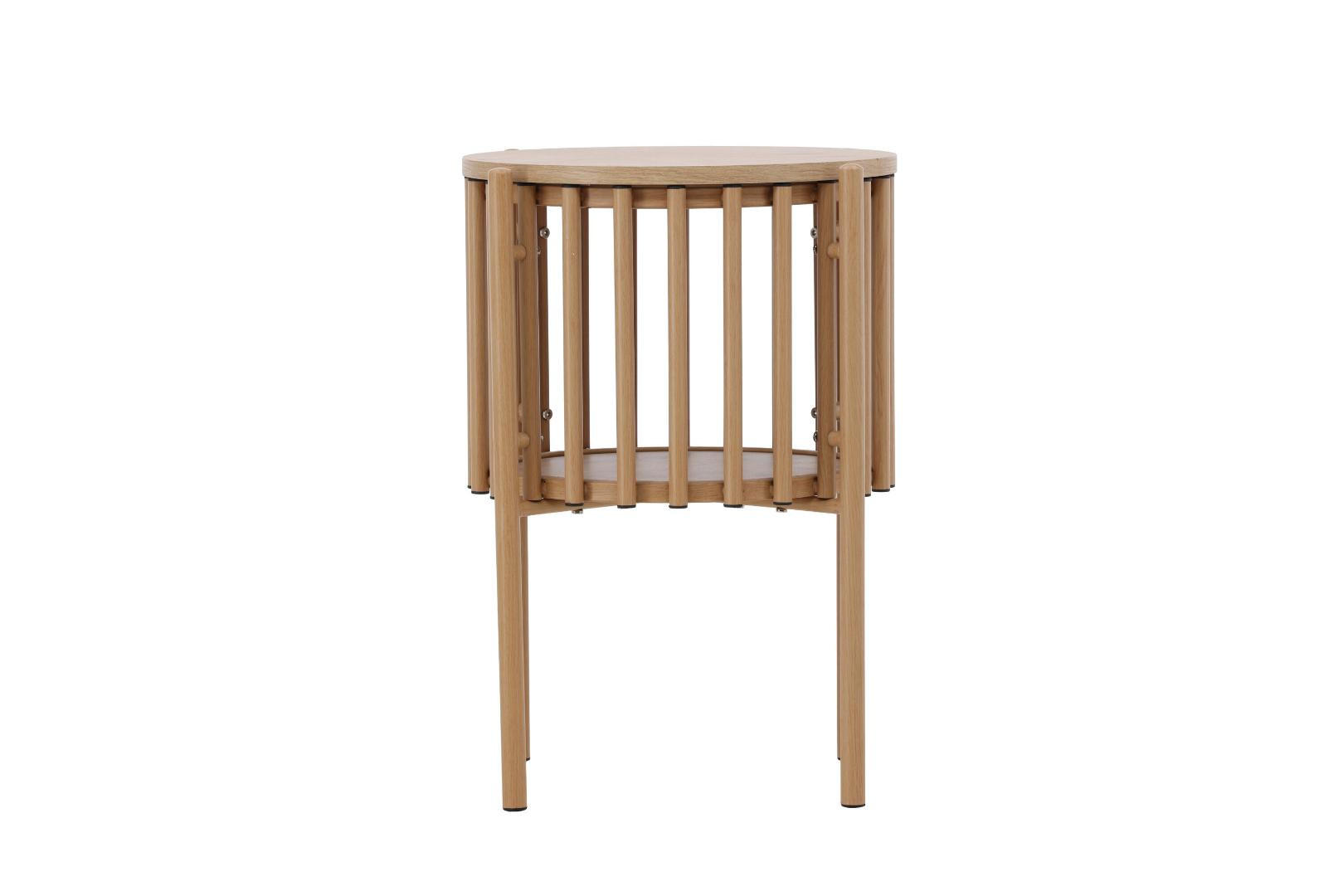 BEISTELLTISCH, Rubbo, Natur, MDF, 45 x 45 x 65 cm - Naturfarben, Holzwerkstoff (45/45/65cm) - ebuy24