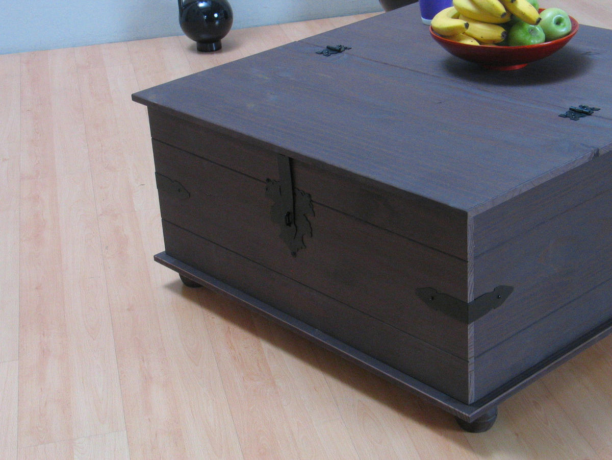 COUCHTISCH mit 5 Schubladen - Braun, Holz (92/92/45cm) - ebuy24