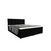 BOXBETT FADO 2 160x200, mit Matratze H3 und Topper, Cosmic 100 - Schwarz, Holz/Kunststoff (160/200cm) - Bedante