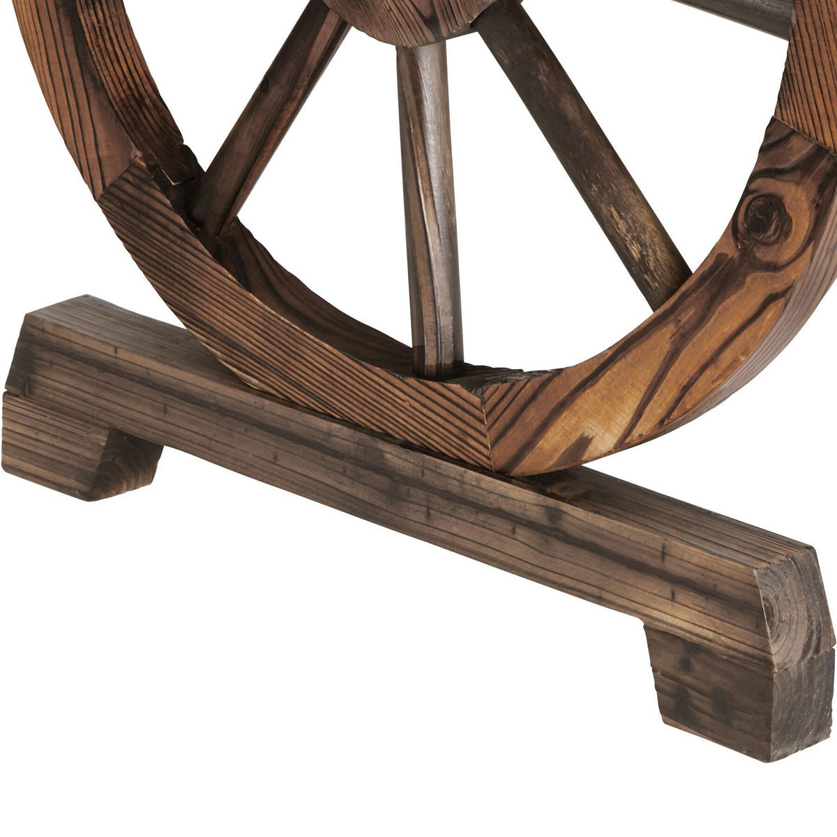 GARTENBANK Howdy, Belastbarkeit 320 kg, braun - Braun, Holz (106/78/55cm) - tectake