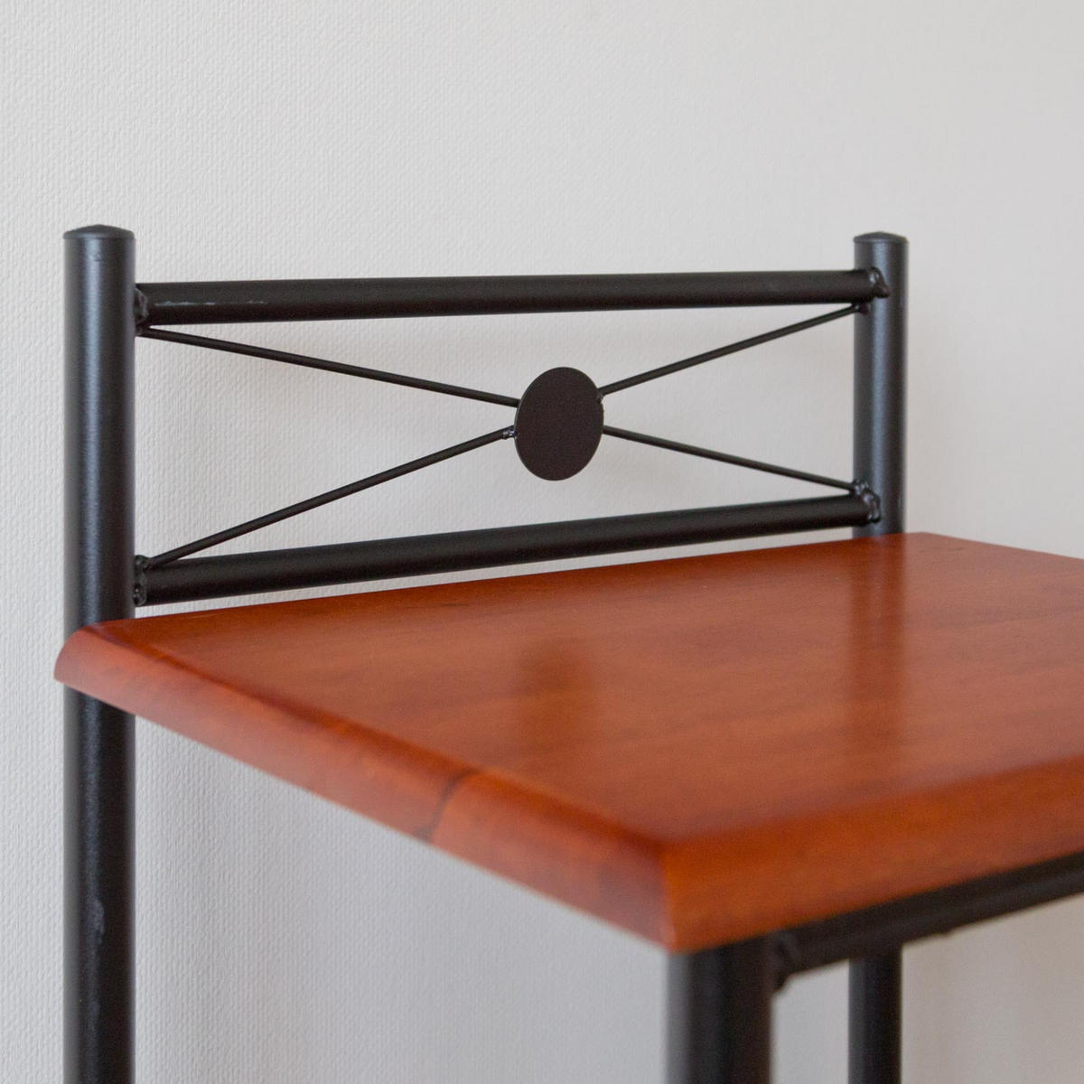 NACHTTISCH 45/64/35 cm Metall Schwarz - Schwarz, Holz/Metall (45/64/35cm) - Homestyle4u