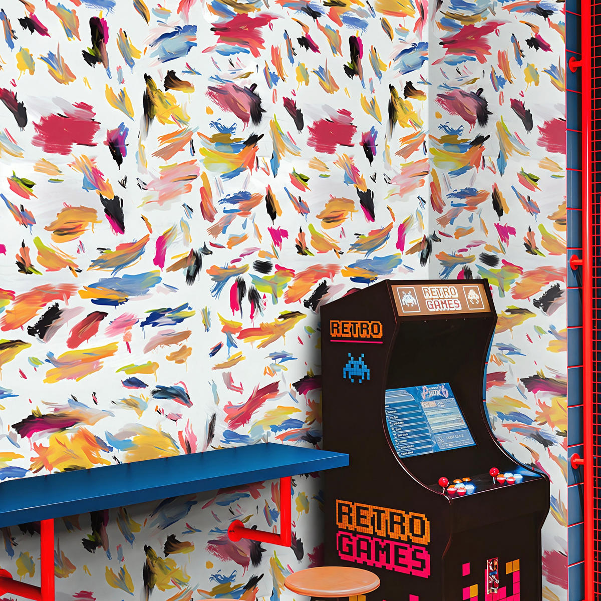 TAPETE Abstrakte aus echtem Papier, 200x280cm, 8 Bögen - Weiß, Papier (200/280cm) - WALLPAPERS4BEGINNERS