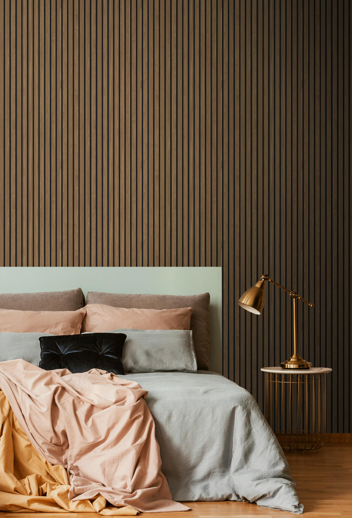 TAPETE 3D Holzpaneele 50 x 900 cm - Braun, Papier (50/900cm) - Sanders & Sanders