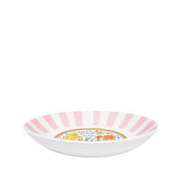 TIEFER TELLER Streifen Freunde in Bunt - 23cm - Multicolor, Keramik (24/24/4.3cm) - Blond Amsterdam