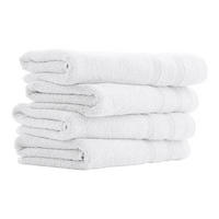 HANDTUCHSET Brooklyn - 4-teilig - 50x100cm - Weiß - Weiß, Textil (50/100cm) - Uncover by Schiesser