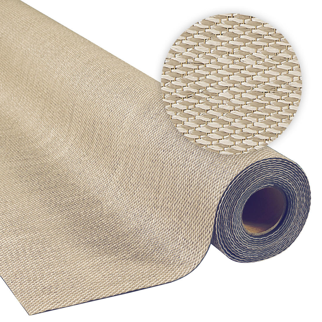 VINYLBODEN, Vinylboden Rolle, Premium Beige 200X600 cm - Beige, Kunststoff (600/200/2.8cm) - STORESDECO