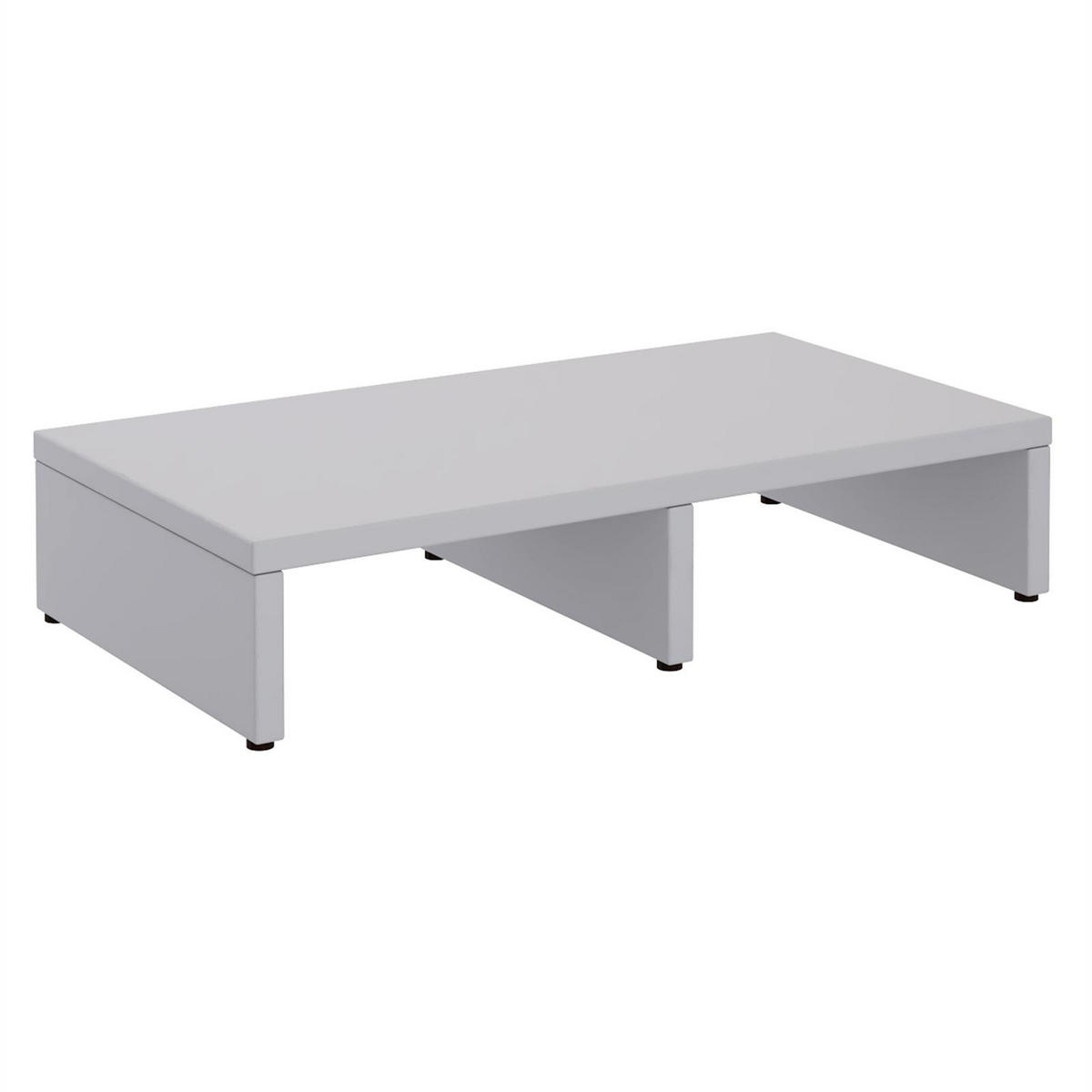 MONITORSTÄNDER MONITOR - Hellgrau, Holzwerkstoff (27/50/10cm) - CARO-Möbel
