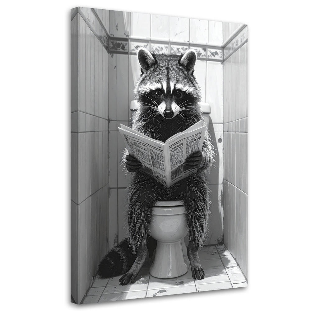 LEINWANDBILD Tiere 80x120cm - Grau, Textil (80/120cm) - Feeby