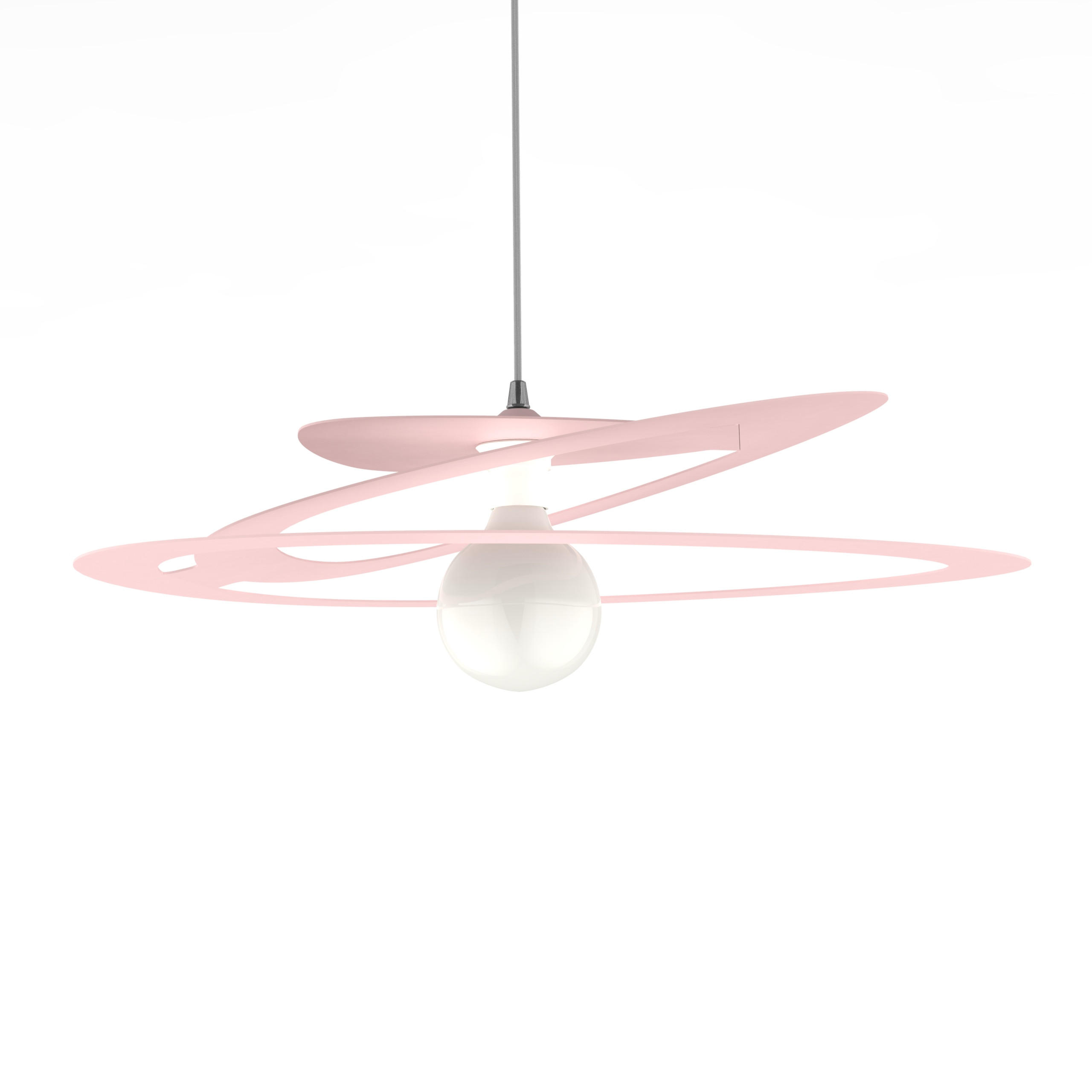 Lumicom Hängeleuchte Pink 60x11x51 cm