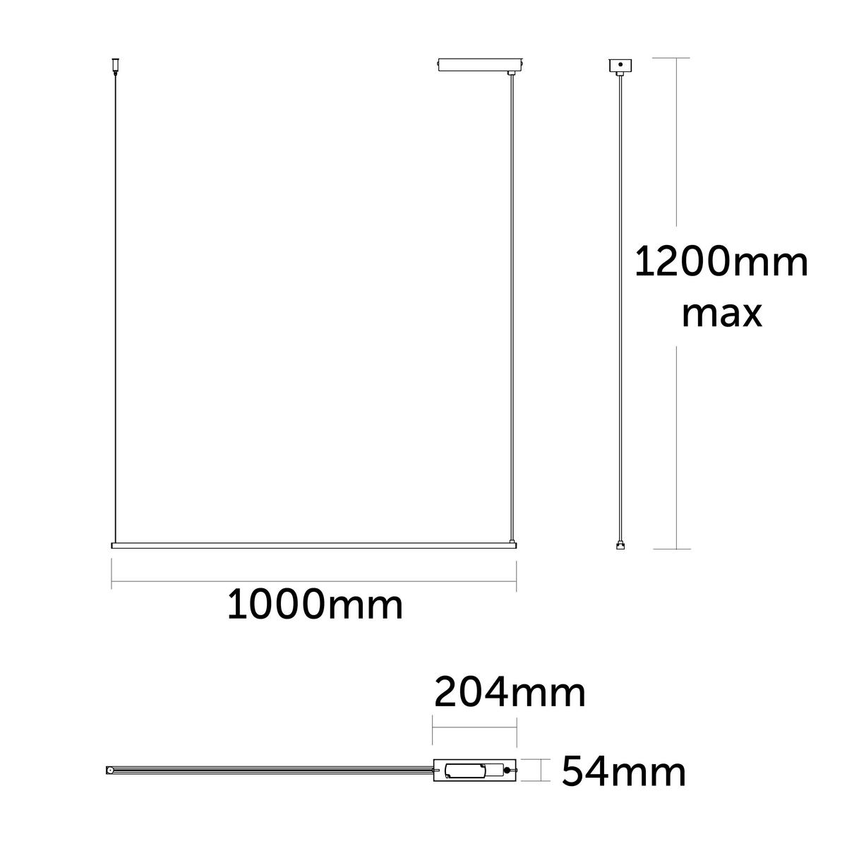 LED-HÄNGELEUCHTE - Grau, Metall (2/100/2cm) - Lumicom