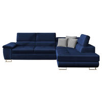 ECKSOFA Cotere, Seite: Rechts - Dunkelblau, Holz/Textil (270/202cm) - MIRJAN24