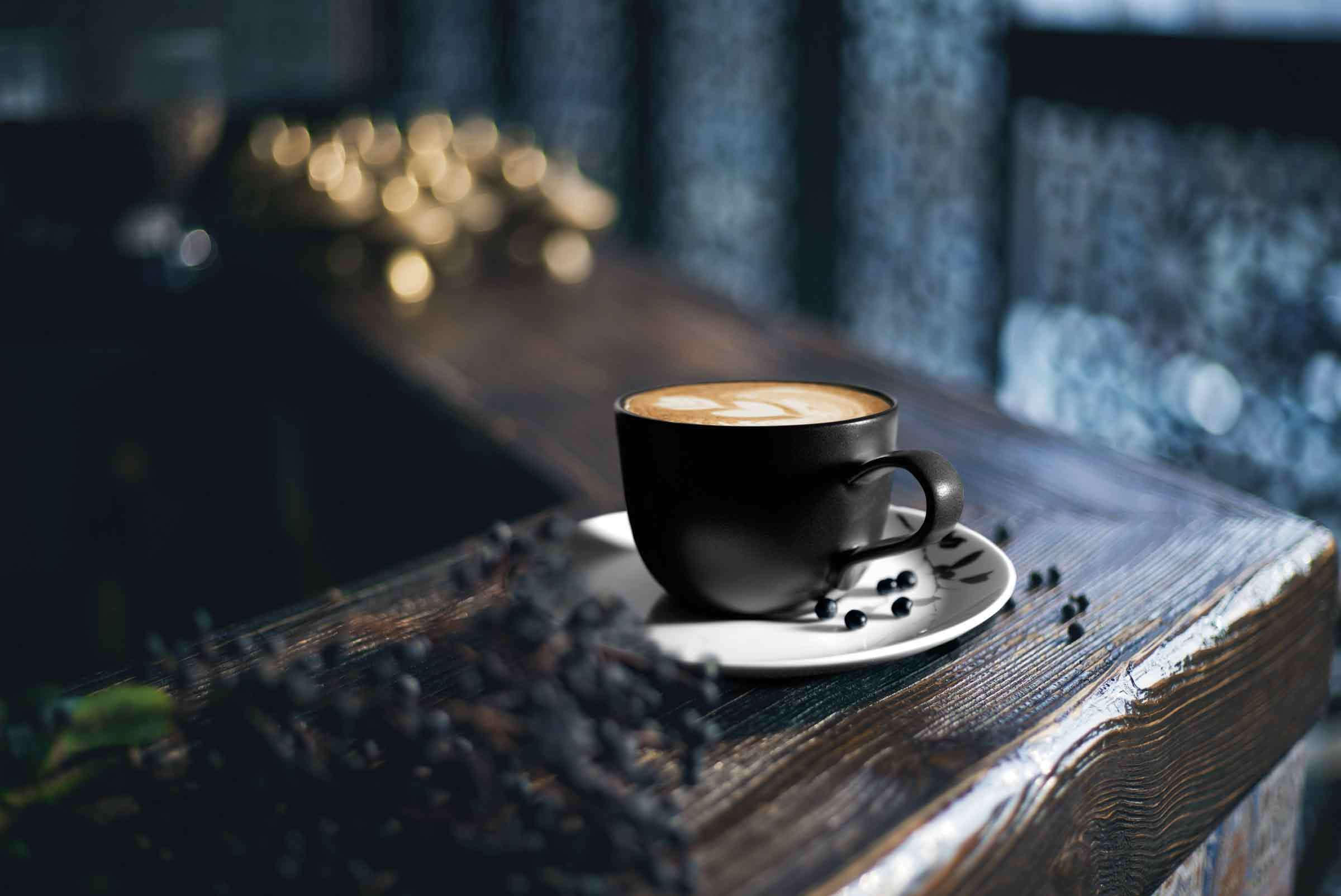 KAFFEETASSEN Liberty Velvet Black schwarz 260 ml 6er Set - Schwarz, Keramik (0.26L) - Seltmann Weiden