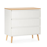 KOMMODE 80/80/40 Desi Weiß - Weiß, Holzwerkstoff (80/80/40cm) - VS Venta-stock
