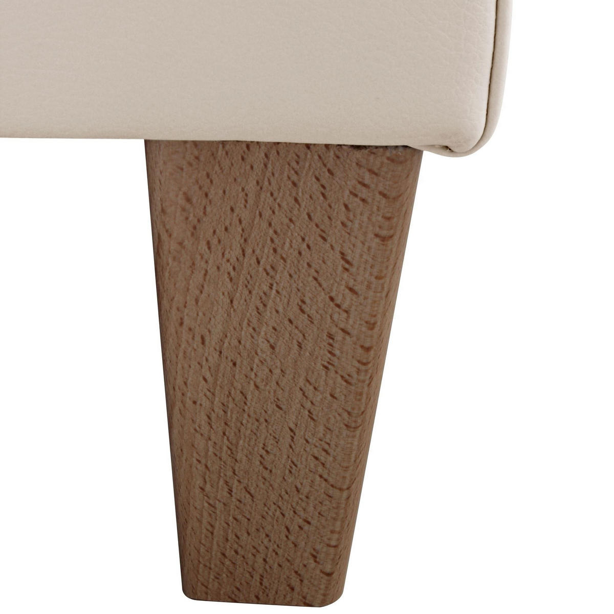 SESSEL Karol Bezug Kunstleder Buche natur / beige - Weiß, Kunststoff (71/81/70cm) - 58aufmkessel