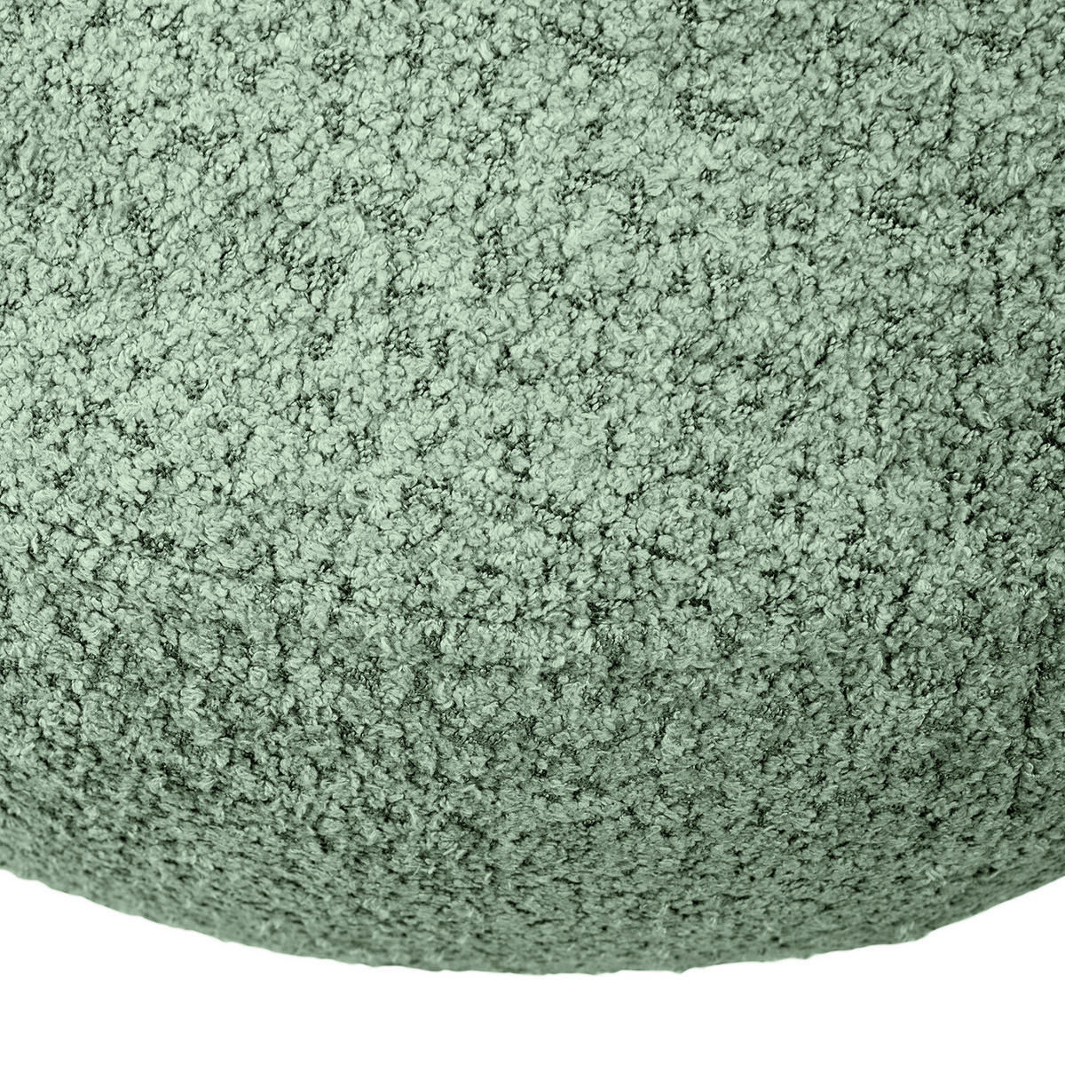 POLSTERHOCKER - Pastellgrün/Schwarz, Kunststoff/Textil (59/45/59cm) - home24