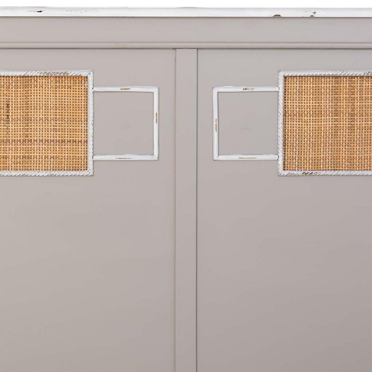 BETTKOPFTEIL 150x6x130 cm - Grau, Holz (150/6cm) - Wanderlust