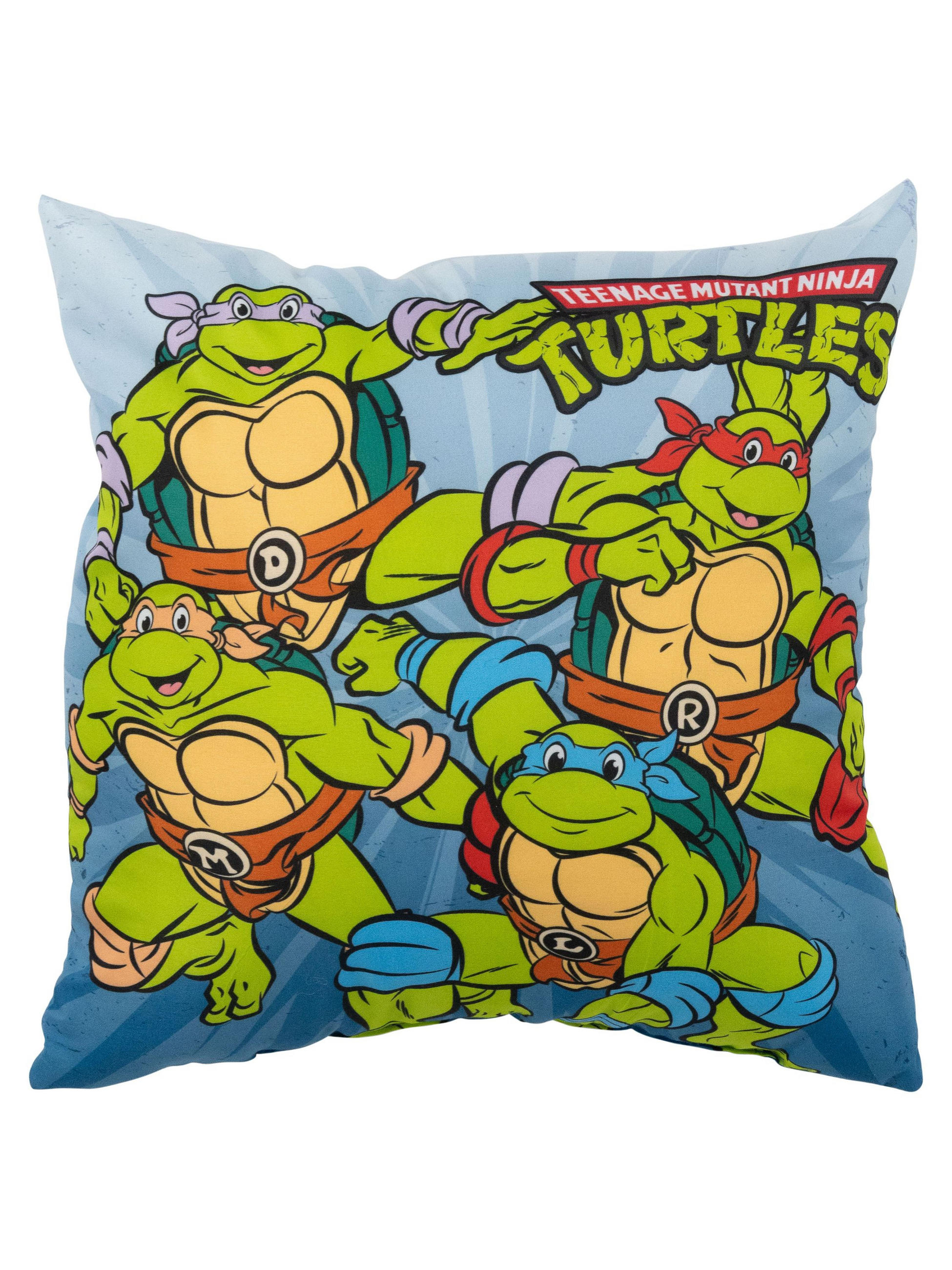KINDERKISSEN Teenage Mutant Ninja Turtles Blau 40 x 40 cm - Blau, Textil (40/40cm) - United Labels