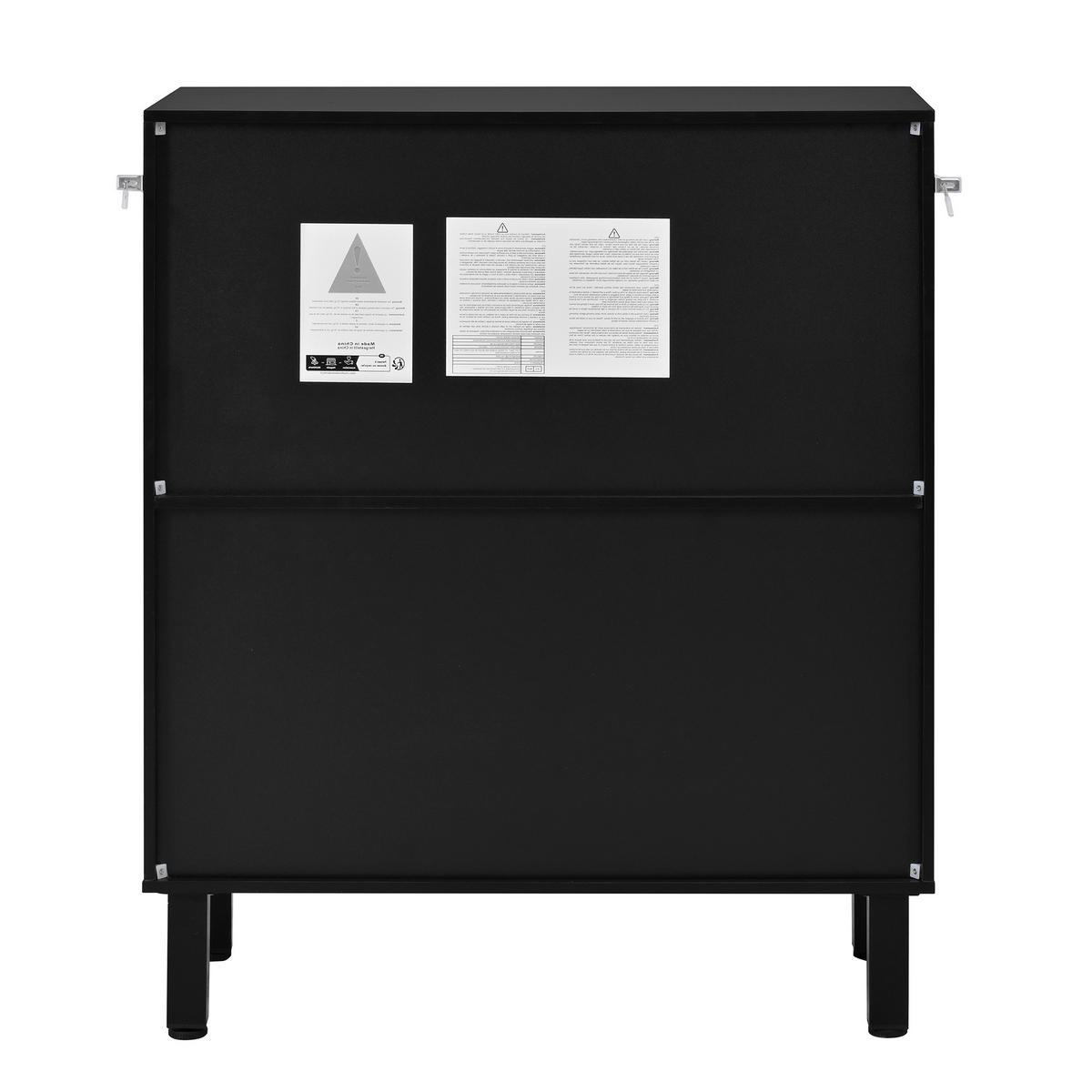 SCHUHSCHRANK aus MDF 80x38,5x95cm in Natur mit Soft-Close - Naturfarben, Holzwerkstoff (80/95/38.5cm) - Modfu