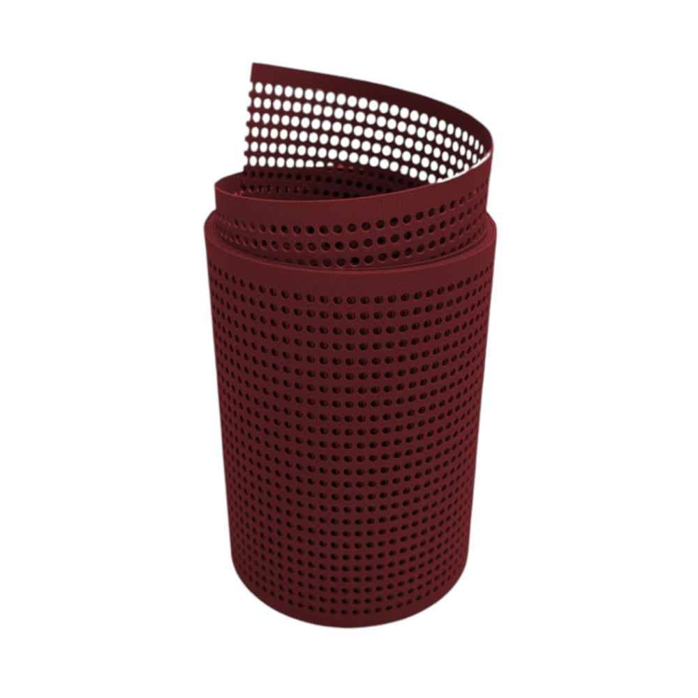 SICHTSCHUTZSTREIFEN PP Premium Gelocht 30 Prozent Streifen Bordeauxrot 2,55m - Bordeaux, Kunststoff (255/19cm) - ZAUN|ZU