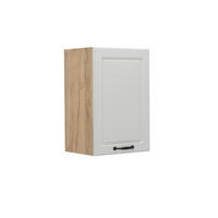 HÄNGESCHRANK R-Line Weiß Landhaus 40 cm - Honigeiche/Eiche Wotan, Holzwerkstoff (40/60/31cm) - Vicco