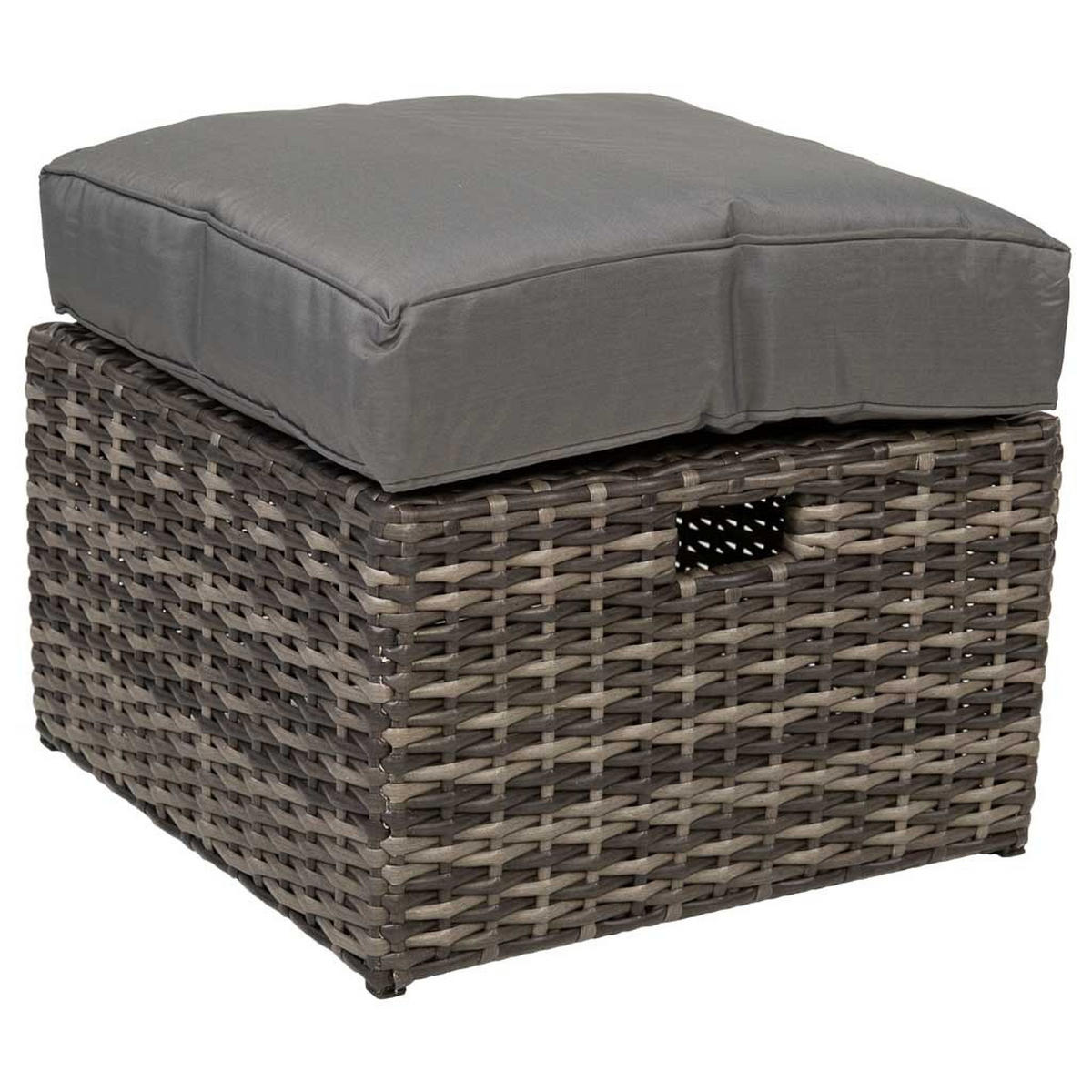 GARTENLOUNGE aus Rattan - Grau, Naturmaterialien - Wanderlust