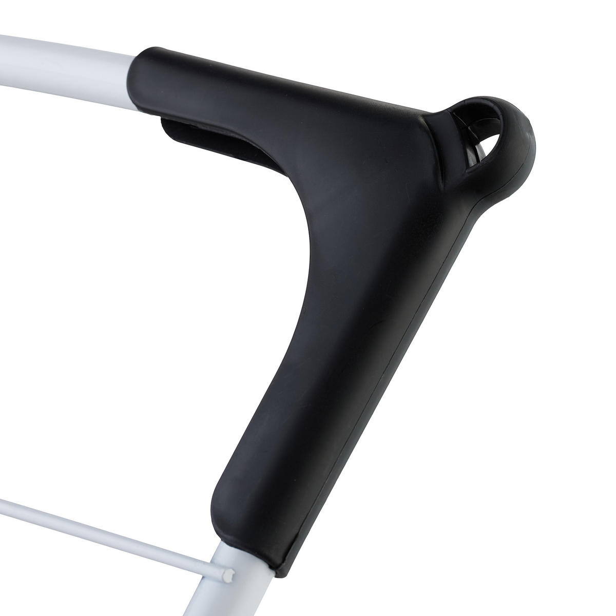 STOJAN na prádlo - biela, kov/plast (62/136/51cm) - Relaxdays