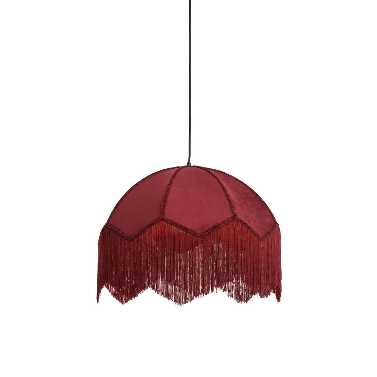 HÄNGELAMPE Malacia Rot 60/60/41 cm - Rot, Kunststoff (60/60/41cm) - Light & Living