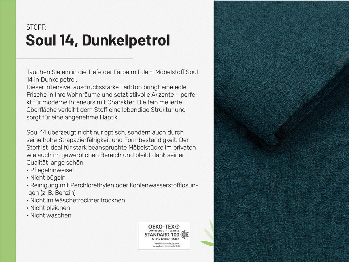 ECKSOFA Nolani mit Schlaffunktion & Bettkasten – Modern & Bequem - Dunkelblau, Kunststoff (248/145cm) - Homesy