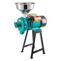 GETREIDEMUHLE und Getreidemühle 2200W Gusseisen - Silberfarben, Metall (33.02/34.01/74.52cm) - Rolipo