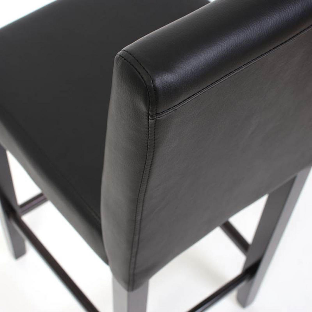 BARHOCKER Schwarz 2er-Set - Schwarz, Textil (41/109/50cm) - MCW