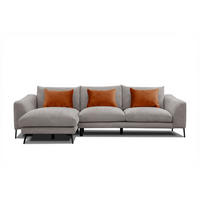 ECKSOFA WINTER 4-Sitzer, taupe - Taupe/Schwarz, Holzwerkstoff/Textil (158/269cm) - Courtois Laville
