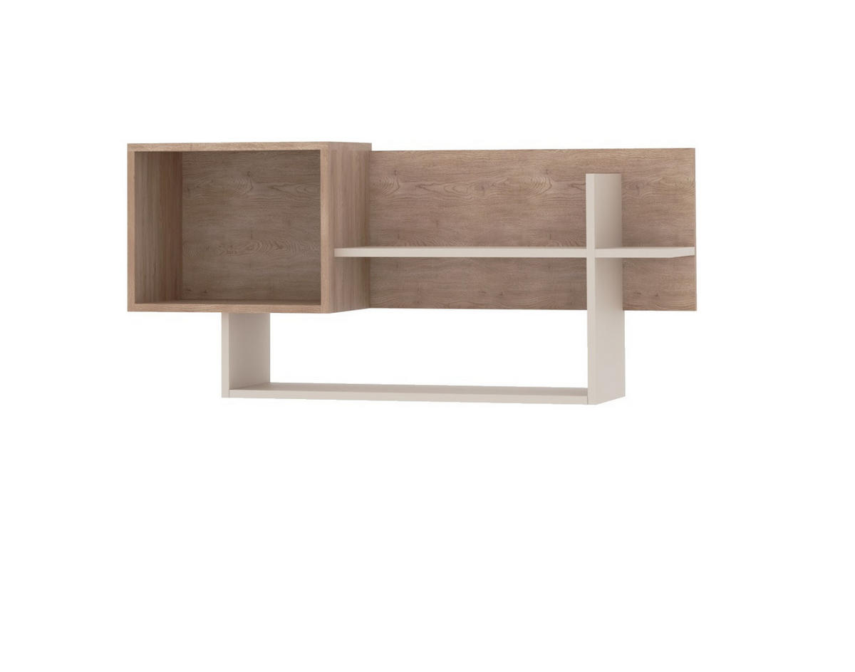 WANDREGAL GRANT G3/C GRAUBEIGE CASHMERE 109/51/27 - Kaschmir, Holzwerkstoff (109/51/27cm) - Marmex Möbel
