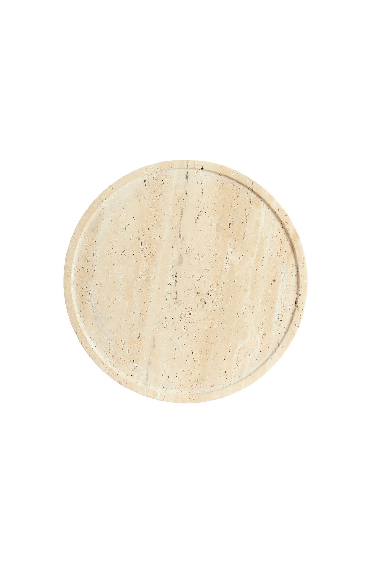 BEISTELLTISCH Civita Braun 37/37/49 cm - Braun, Stein (37/37/49cm) - Light & Living
