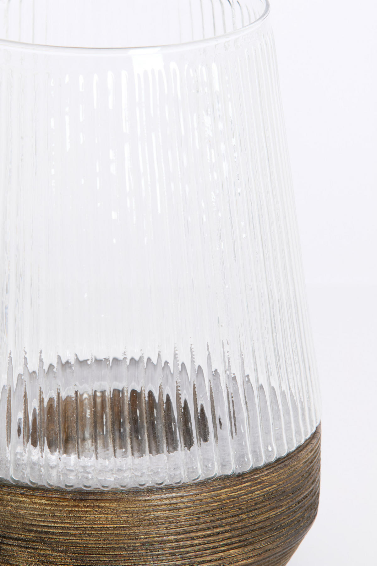 WINDLICHT Minas Braun Ø22/30 cm - Dunkelbraun, Holz (22/30/22cm) - Light & Living