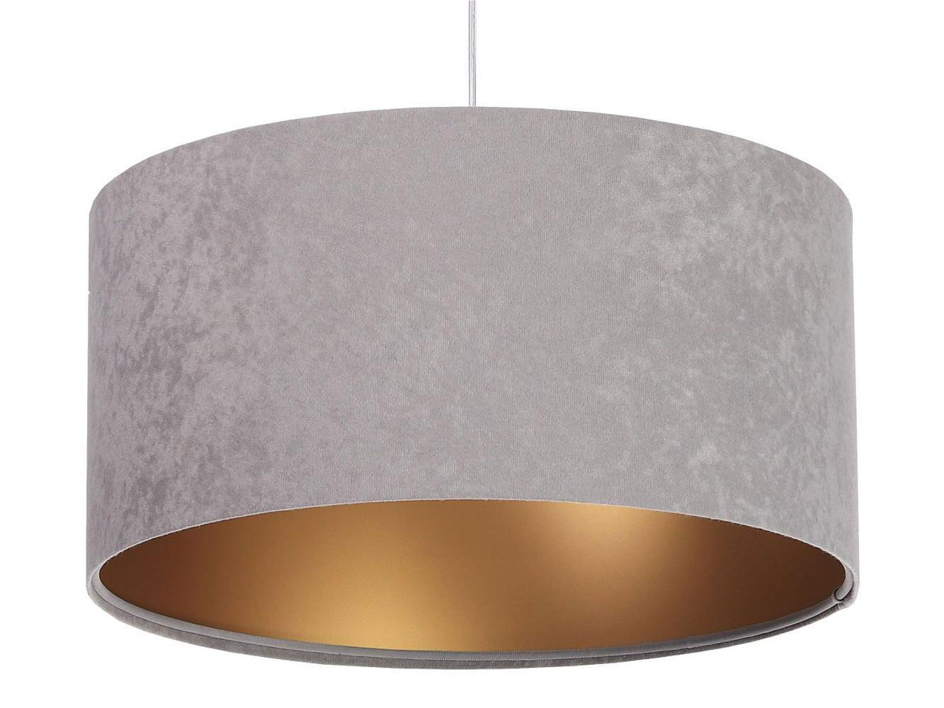 HÄNGELEUCHTE Grau 40/20 cm - Goldfarben/Grau, Kunststoff (40/0.6/20cm) - ONZENO