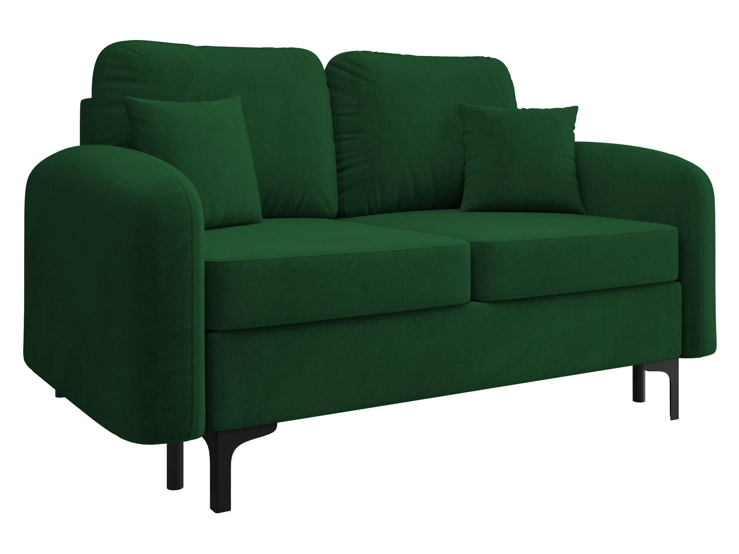 SCHLAFSOFA Venice Small - Schwarz/Grün, Holz/Textil (157/96/94cm) - MIRJAN24