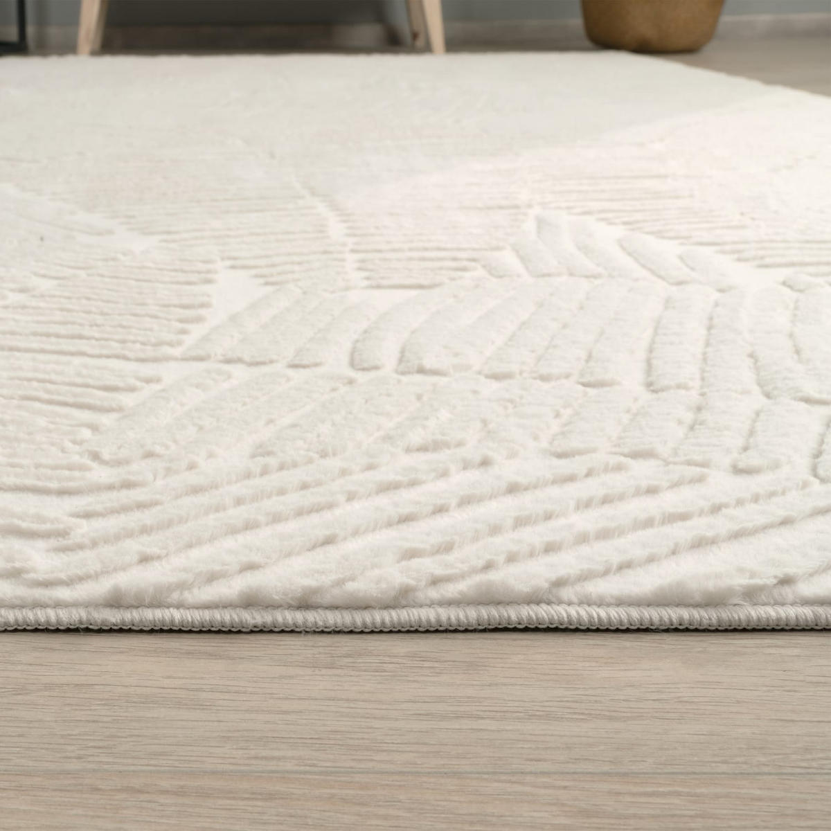 FLACHWEBETEPPICH Boho Creme 240 x 340 cm - Creme, Kunststoff (240/340cm) - TT Home