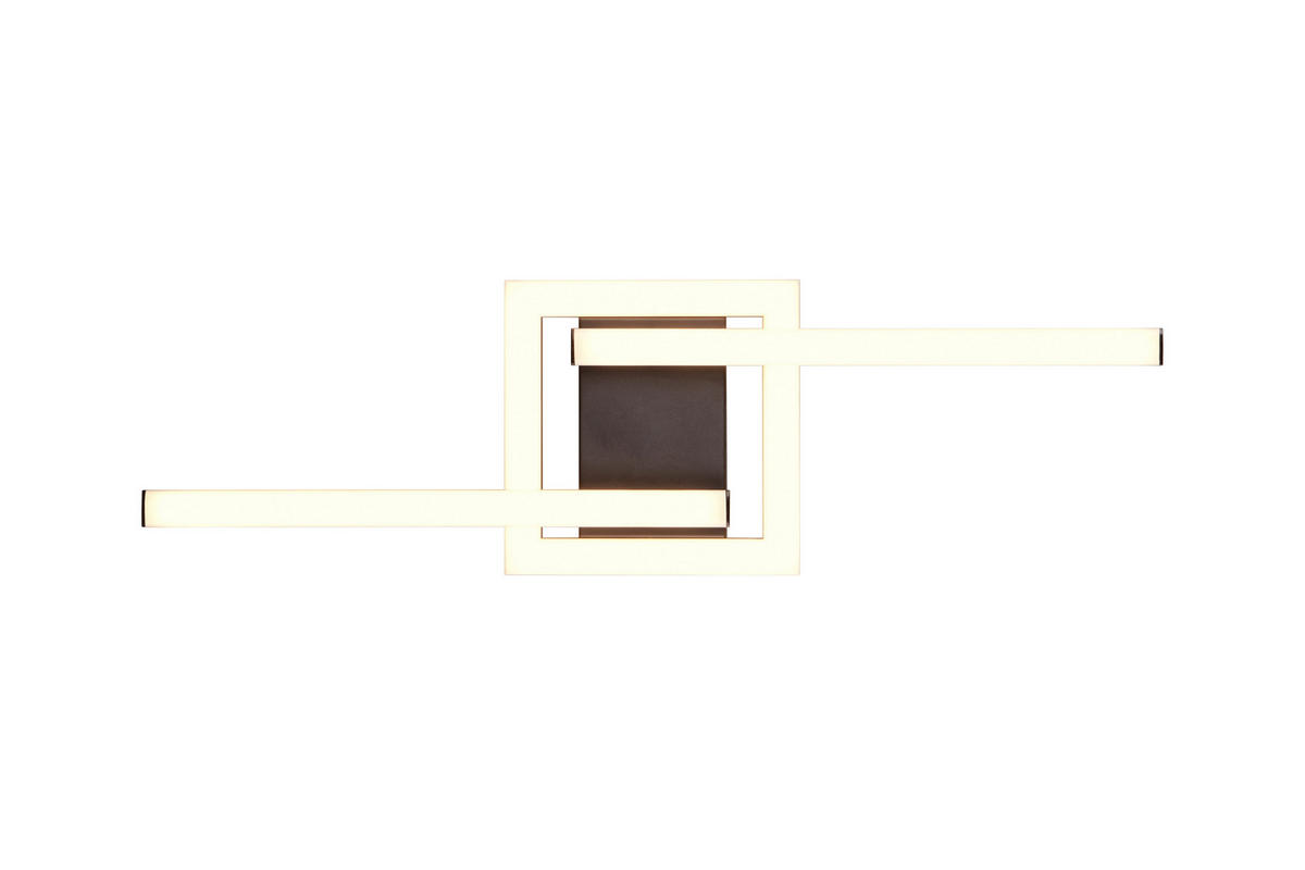LED DECKENLEUCHTE Metall Schwarz matt - Schwarz, Metall (54/16/5cm) - Trio Leuchten