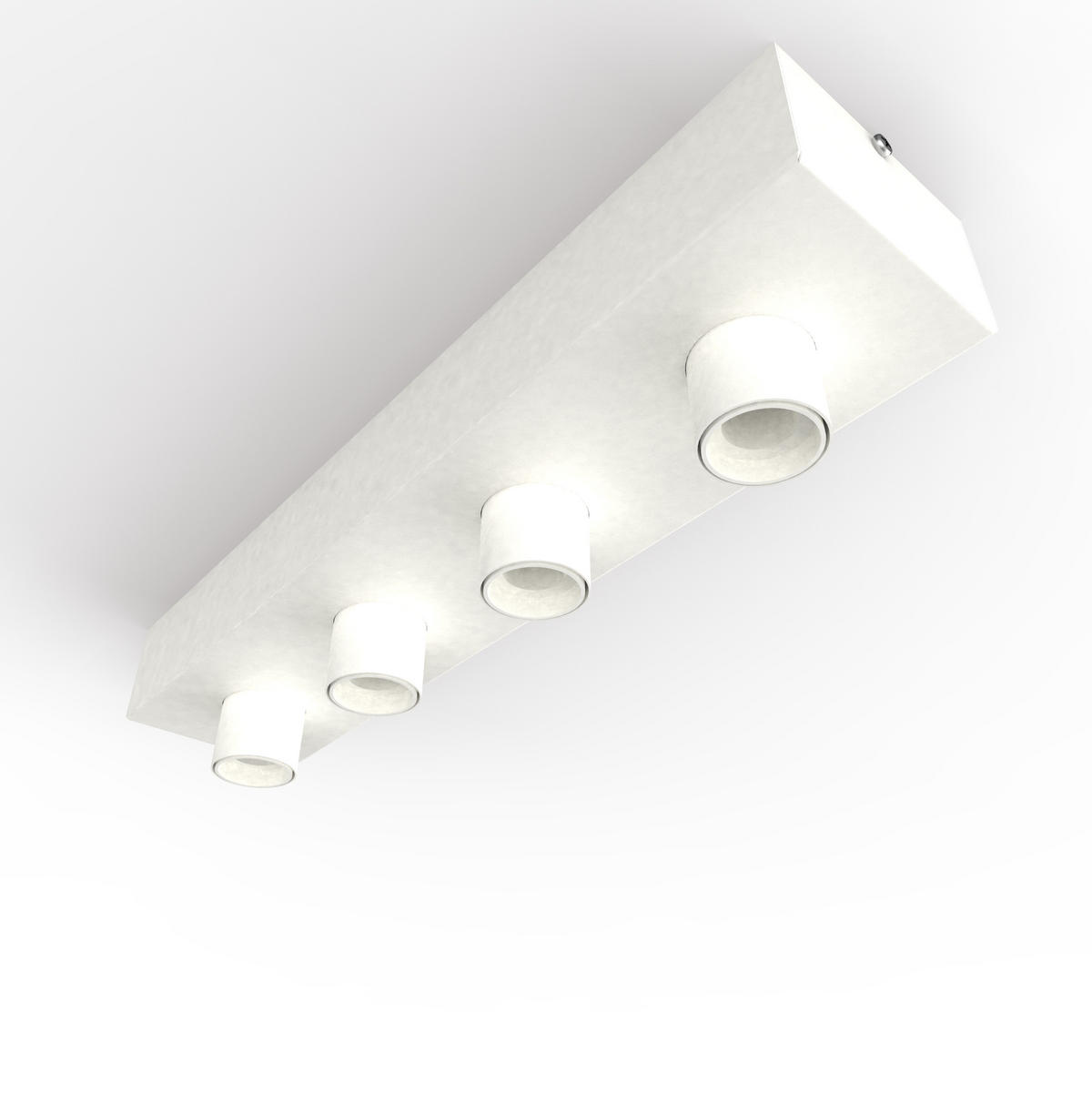 DECKENLEUCHTE - Weiß, Metall (10/45/7.5cm) - Lumicom