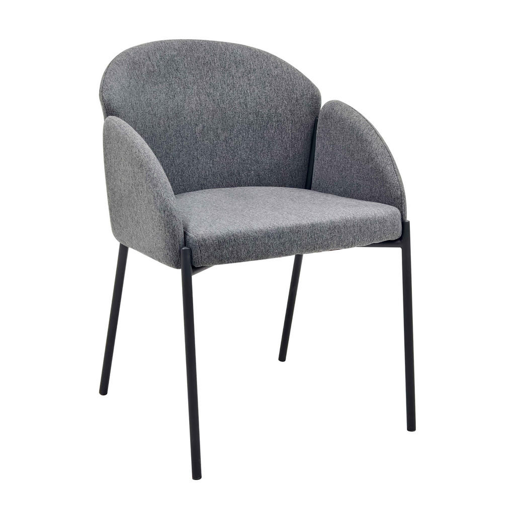 Thumbnail - Oviala Stühle, Grau, Holz, 2-Sitzer, 60x78x70 cm, Esszimmer, Stühle, Esszimmerstühle, Armlehnenstühle